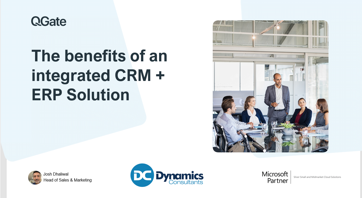 QGate x Dynamics Consultants: The Benefits of an Integrated CRM and ERP